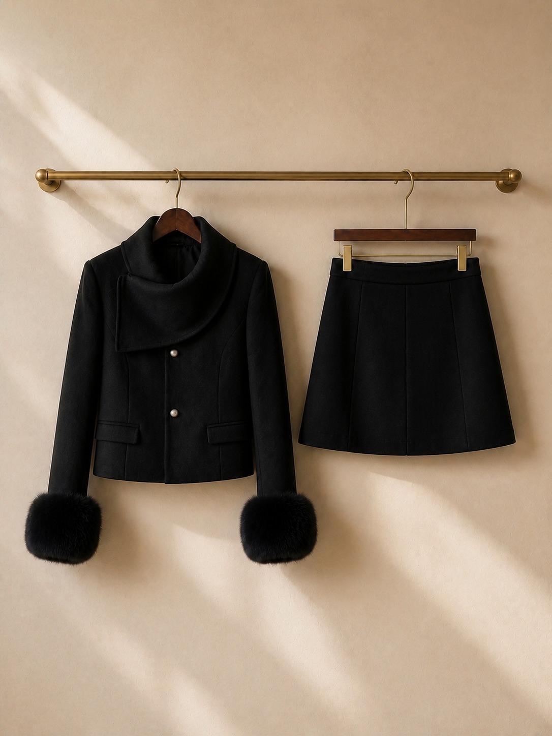 Amelie Shawl-Collar Coat detail 3