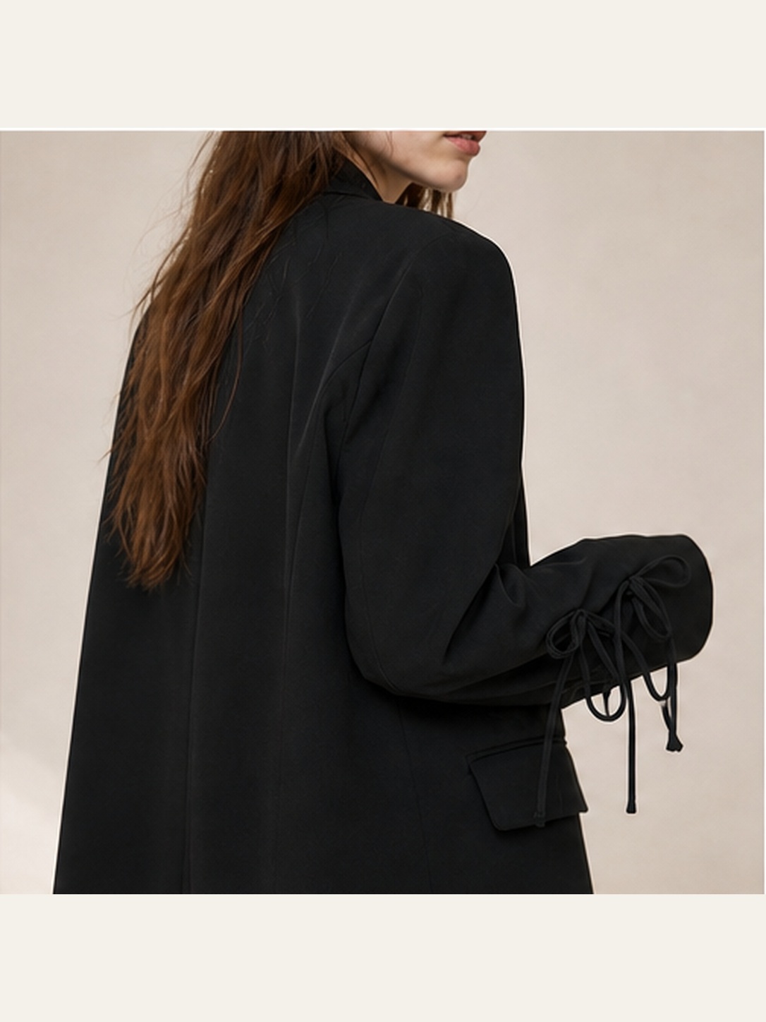 Romy Tie-Sleeve Blazer detail 2