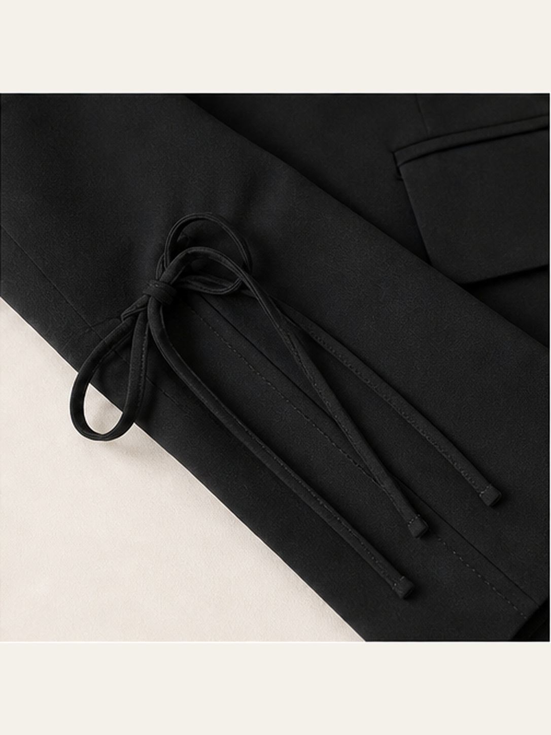 Romy Tie-Sleeve Blazer detail 5