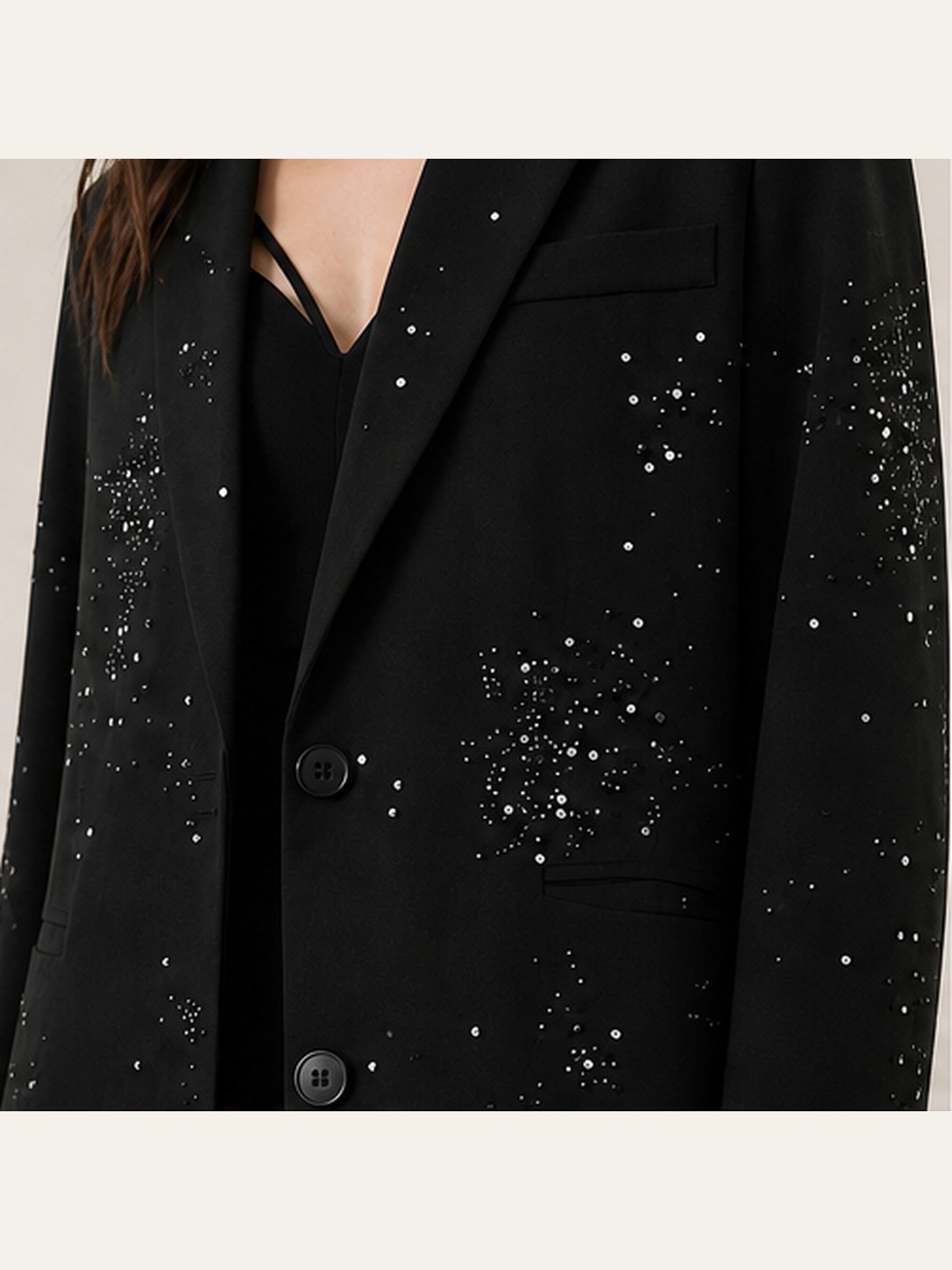 Stella Crystal Blazer detail 1