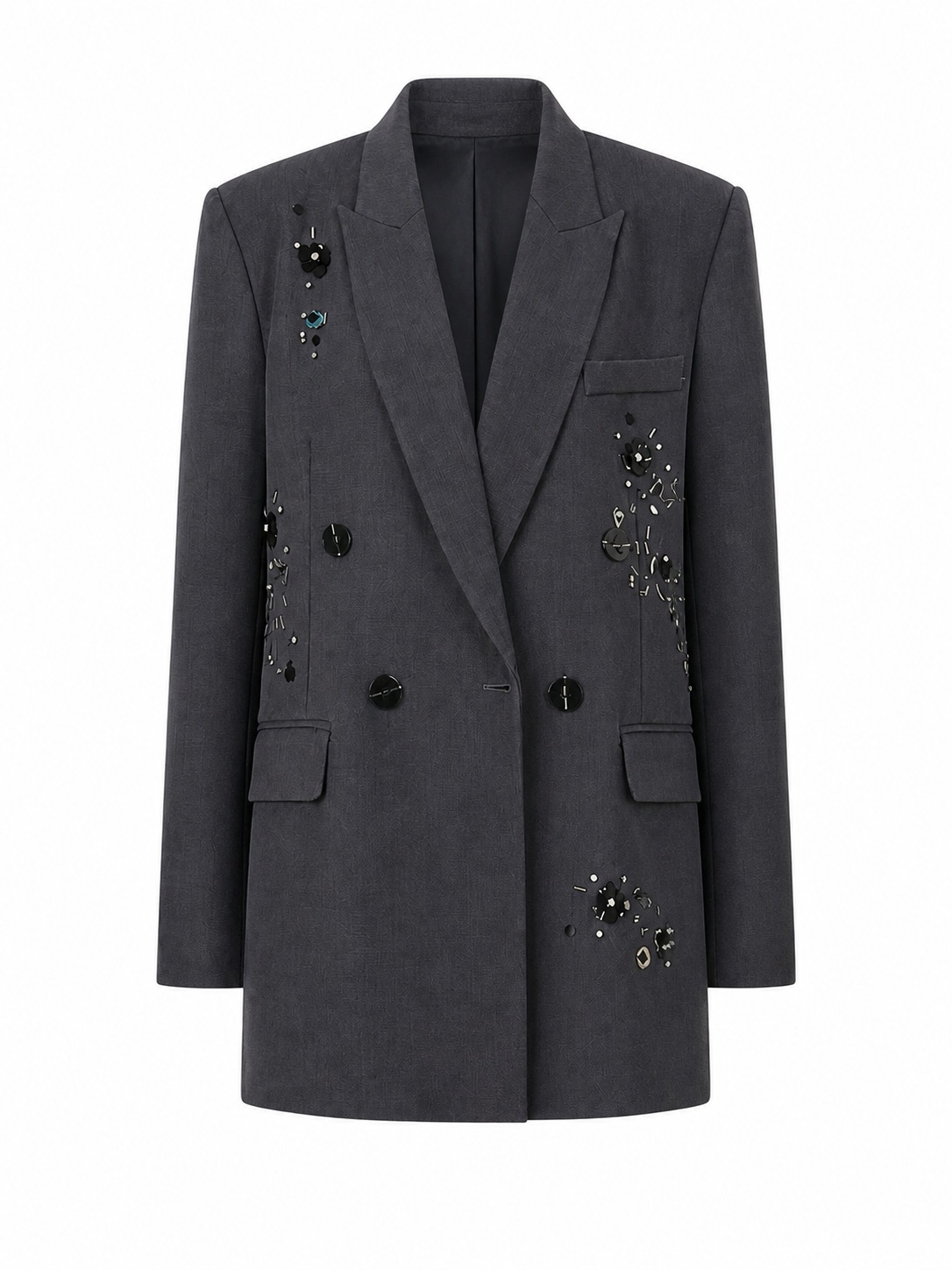 Livia Embellished Blazer garment-only view