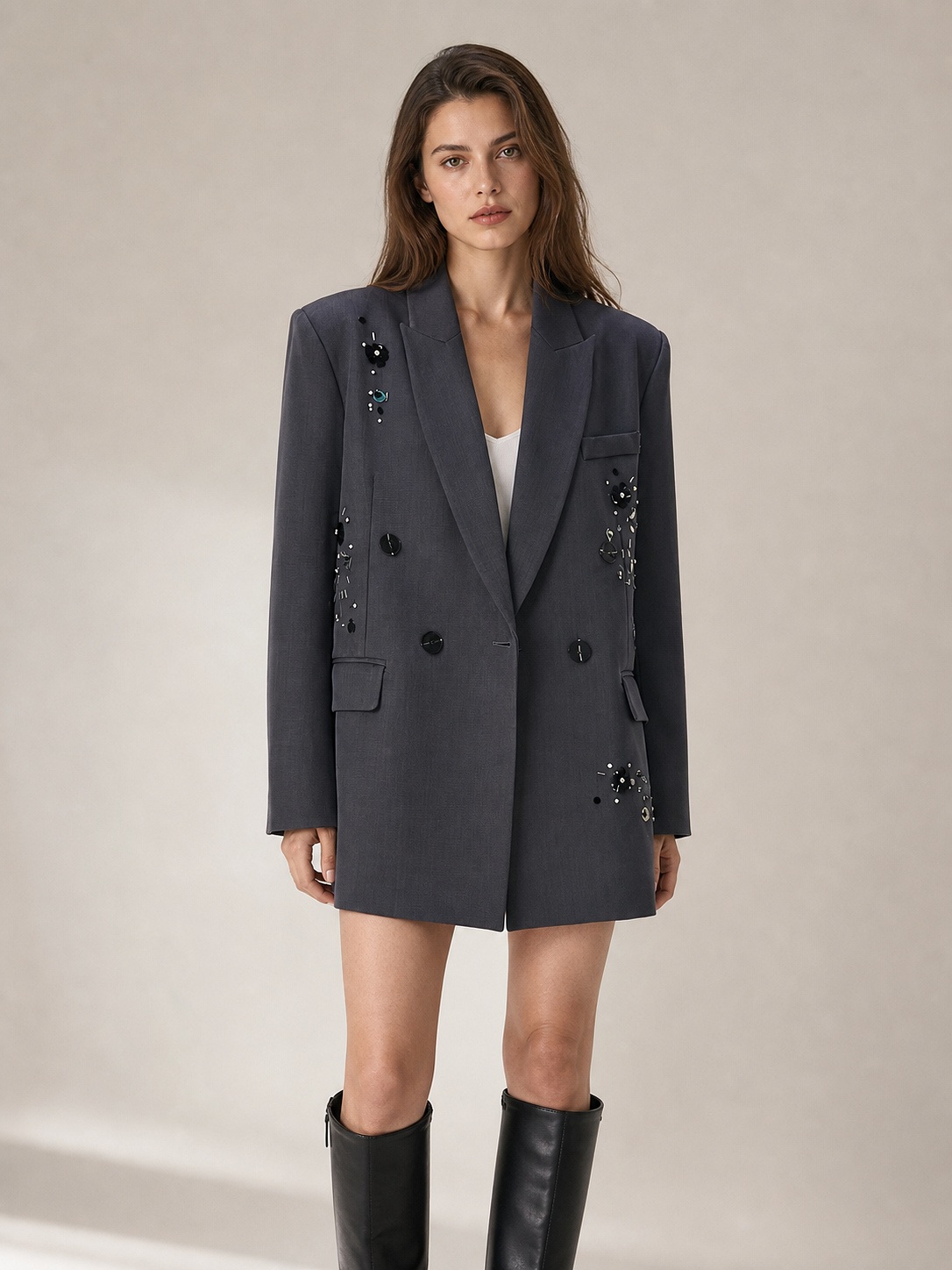 Livia Embellished Blazer view 1